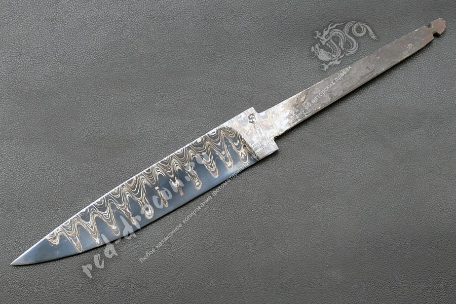 Клинок для ножа Дамаск za1684