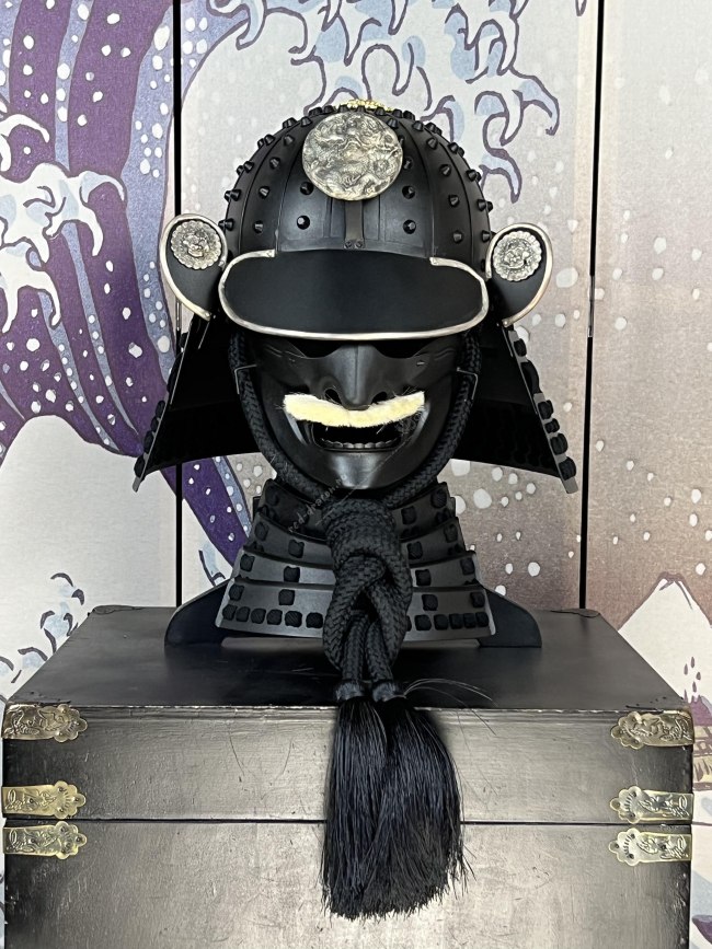 Самурайский шлем Кабуто-1 (арт. SAK-6) купить в Санкт-Петербурге по цене  от 63 720 руб. руб. | «Красный Дракон»