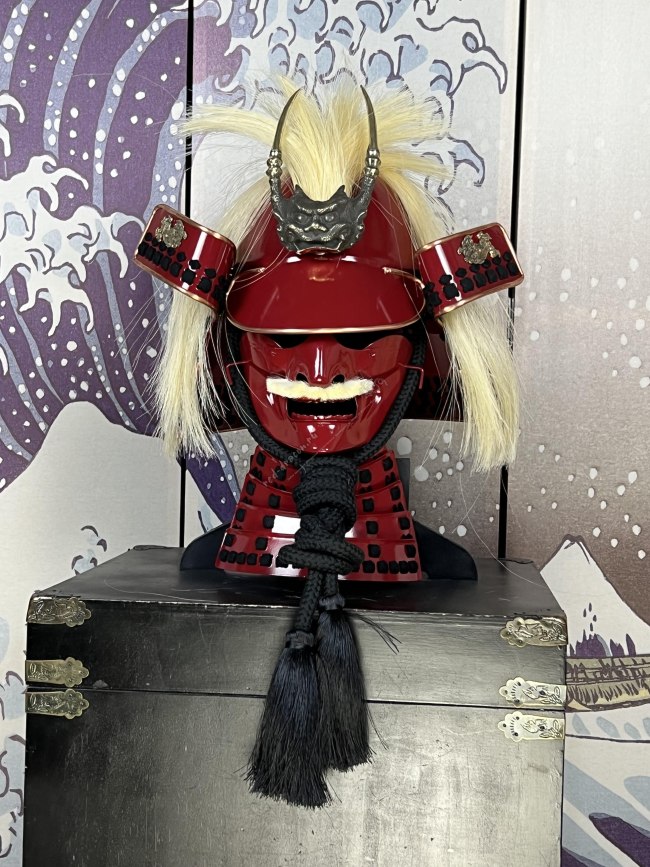 Самурайский шлем Кабуто-2 (арт. SAK-7) купить в Санкт-Петербурге по цене  от 81 000 руб. руб. | «Красный Дракон»