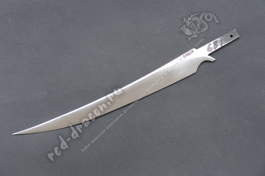 Клинок кованный для ножа 110х18 "DAS681"
